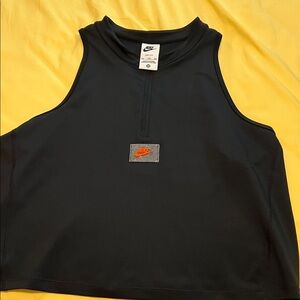 Nike Black Tank with Orange Logo